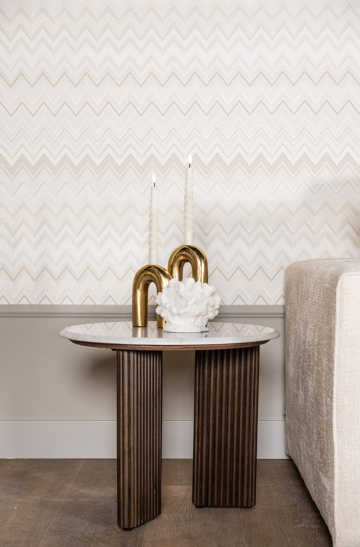 Richmond Interiors Living Side table Mayfield 55Ø House of Isabella UK