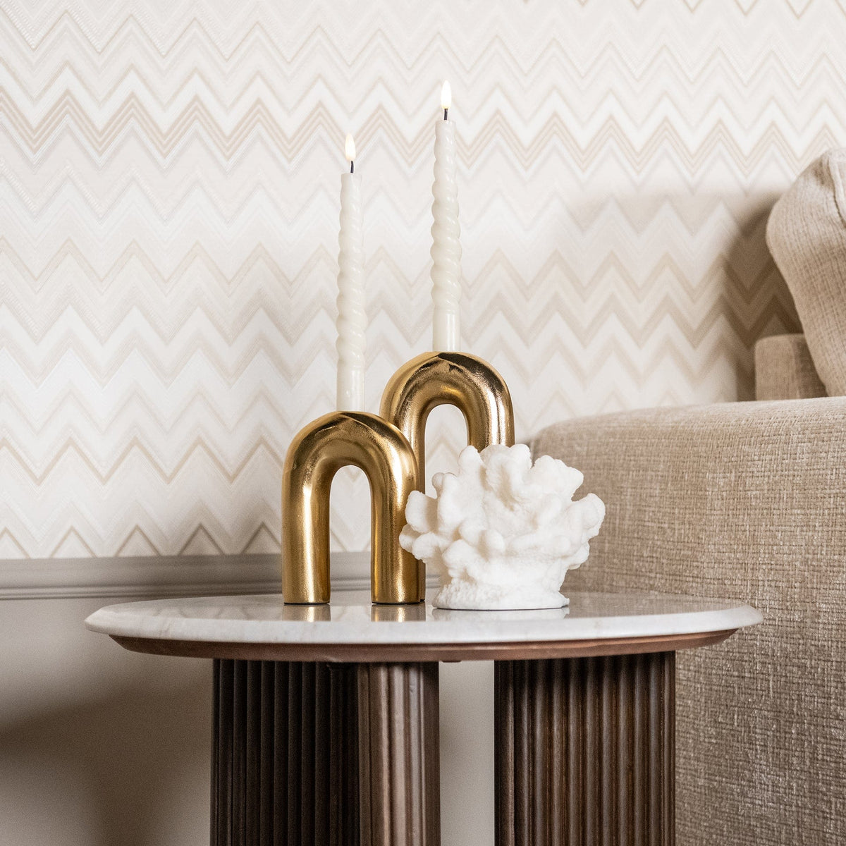 Richmond Interiors Living Side table Mayfield 55Ø House of Isabella UK