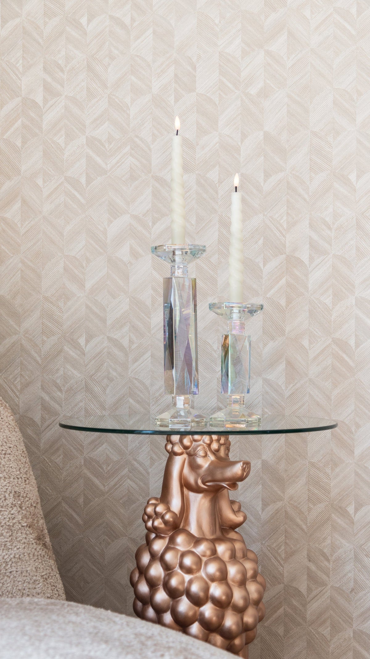 Richmond Interiors Living Side table Poodle House of Isabella UK