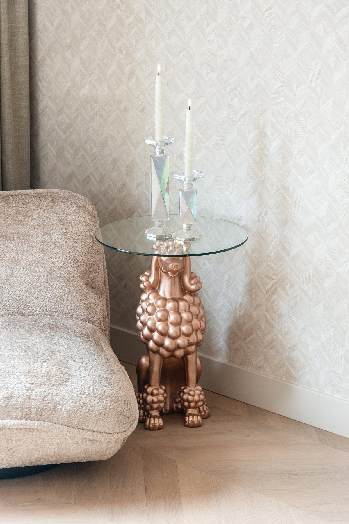 Richmond Interiors Living Side table Poodle House of Isabella UK