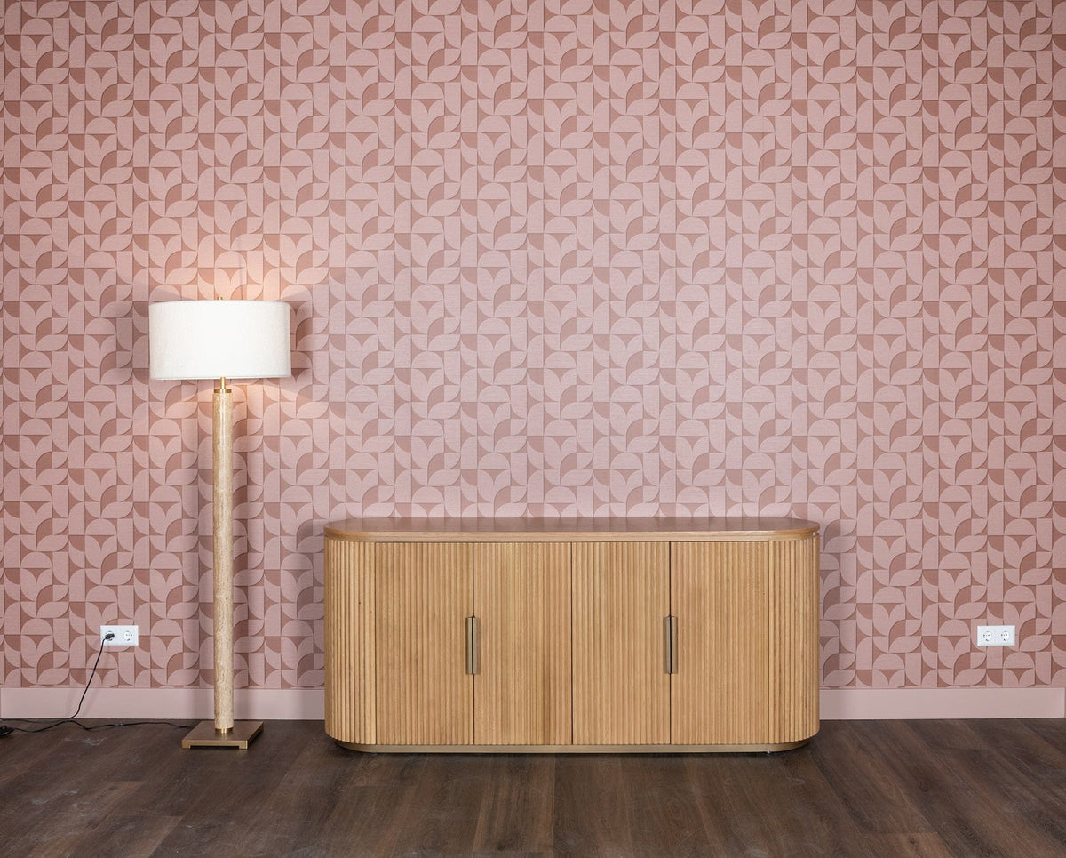 Richmond Interiors Living Sideboard Belfort 4-doors (Natural oak) House of Isabella UK