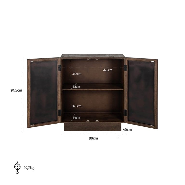 Sideboard Bryant 2-doors (Brown).
