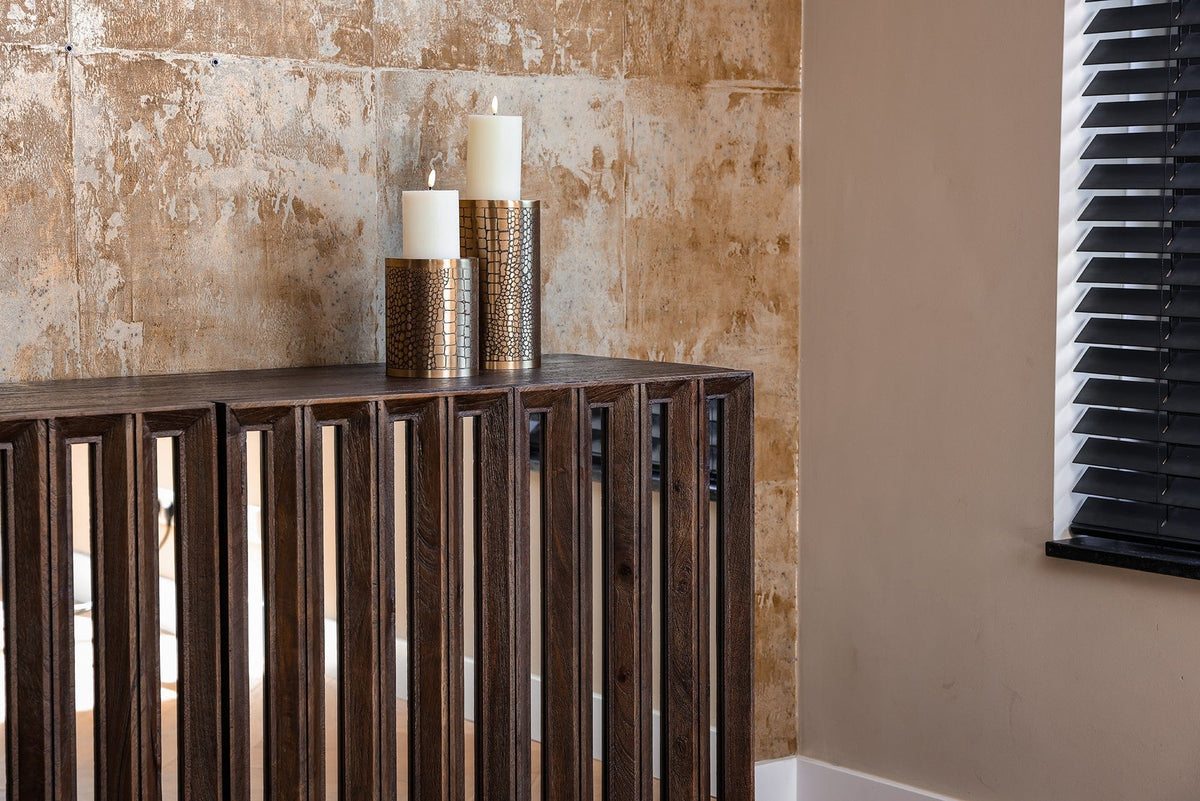 Richmond Interiors Living Sideboard Bryant 4-doors (Brown) House of Isabella UK