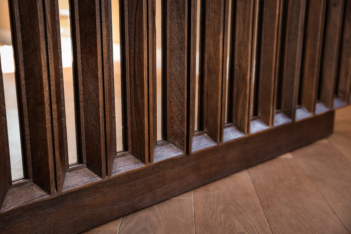 Richmond Interiors Living Sideboard Bryant 4-doors (Brown) House of Isabella UK