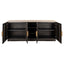 Richmond Interiors Living Sideboard Claremont brown  4-doors 2-shelves House of Isabella UK