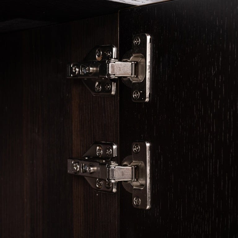 Richmond Interiors Living Sideboard Dax 4-doors (Charcoal) House of Isabella UK