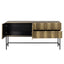 Richmond Interiors Living Sideboard Jaxx black/gold House of Isabella UK