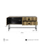 Richmond Interiors Living Sideboard Jaxx black/gold House of Isabella UK