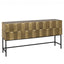 Richmond Interiors Living Sideboard Jaxx black/gold House of Isabella UK