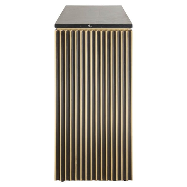 Sideboard Les Arcs 3-doors (Brushed Gold).