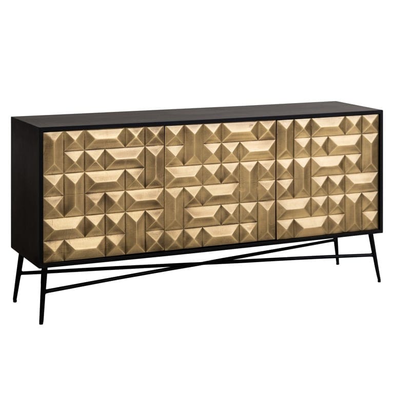 Sideboard Tetro gold.