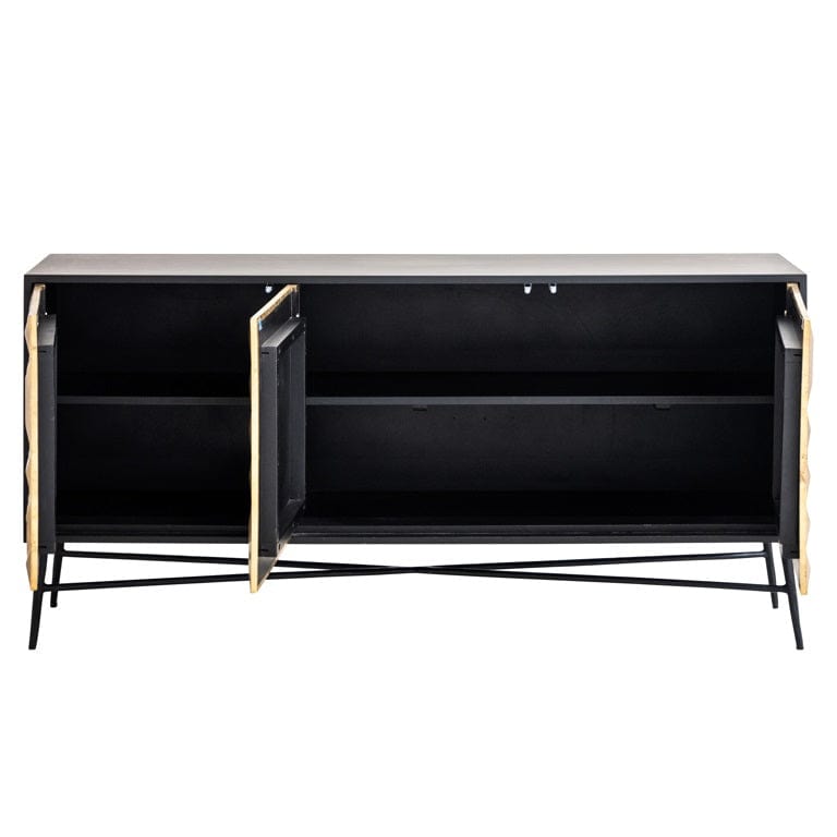 Sideboard Tetro gold.