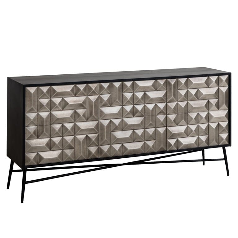 Sideboard Tetro silver.