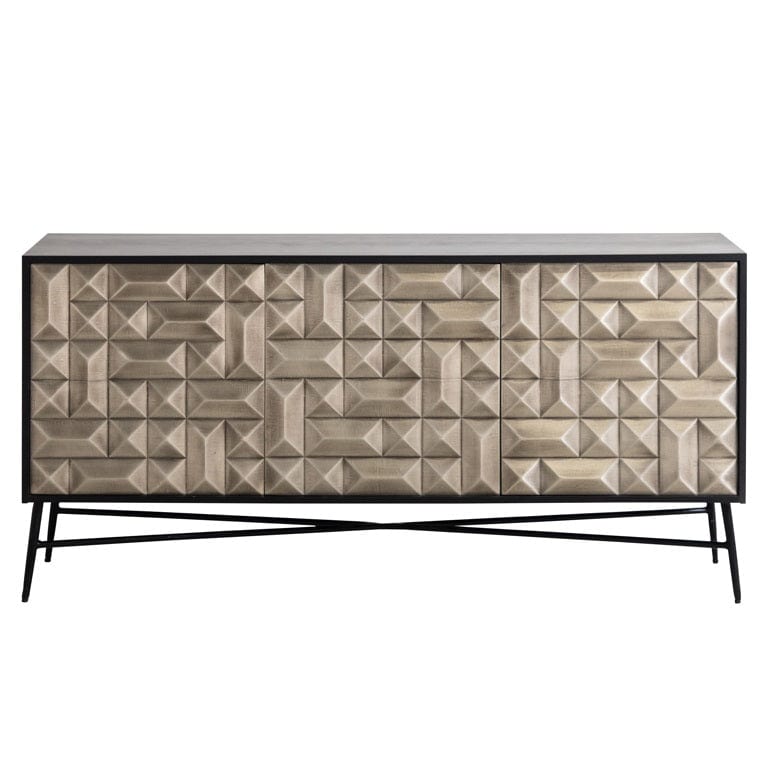 Sideboard Tetro silver.