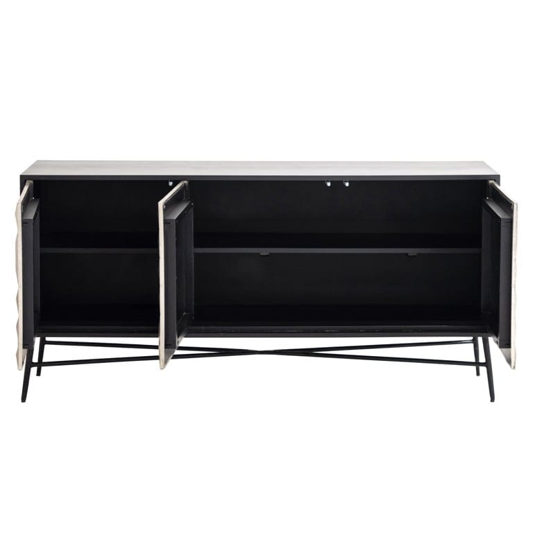 Sideboard Tetro silver.
