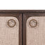 Richmond Interiors Living Sideboard Willox brown 2-doors House of Isabella UK