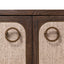Richmond Interiors Living Sideboard Willox brown 4-doors House of Isabella UK