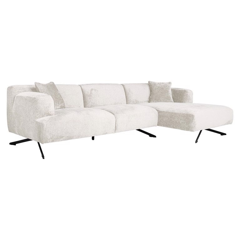 Richmond Interiors Living Sofa Donovan 3-seats + lounge right (Fusion cream 02) House of Isabella UK