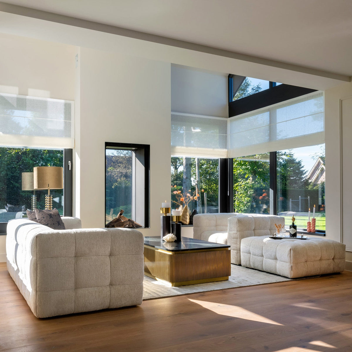 Richmond Interiors Living Sofa Merrol cream fusion fire retardant House of Isabella UK