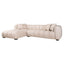 Richmond Interiors Living Sofa Novaro cream tweed lounge left fire retardant House of Isabella UK