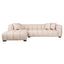 Richmond Interiors Living Sofa Novaro cream tweed lounge left fire retardant House of Isabella UK