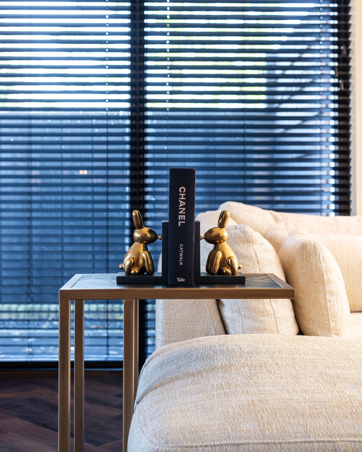 Richmond Interiors Living Sofa table Blackbone brass House of Isabella UK