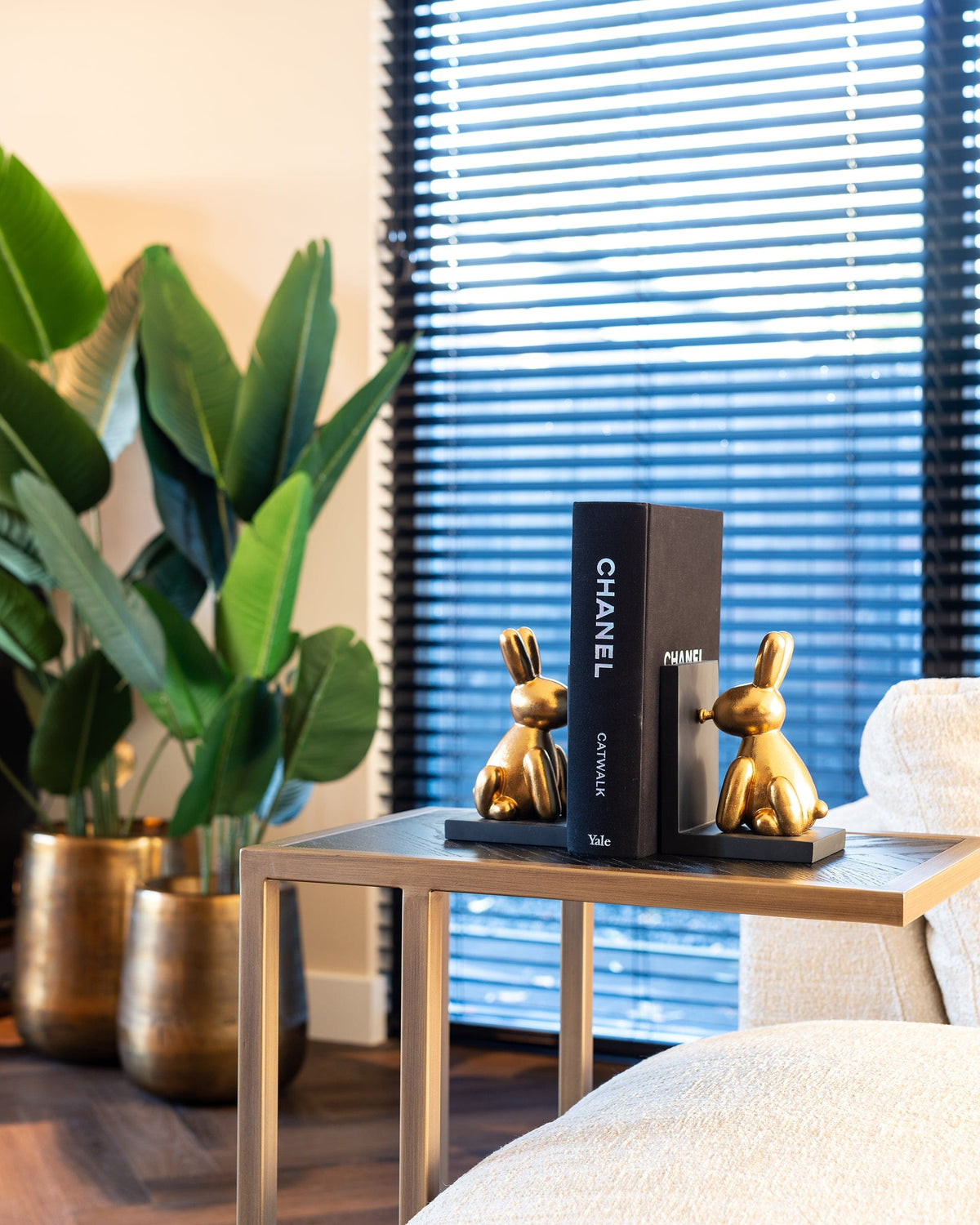 Richmond Interiors Living Sofa table Blackbone brass House of Isabella UK