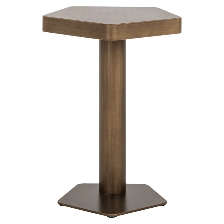 Richmond Interiors Living Sofa table Hexa (Brushed Gold) House of Isabella UK