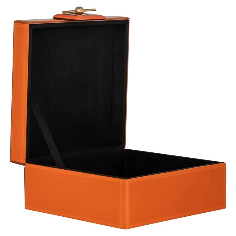 Richmond Interiors Living Storage box Bodine orange big House of Isabella UK