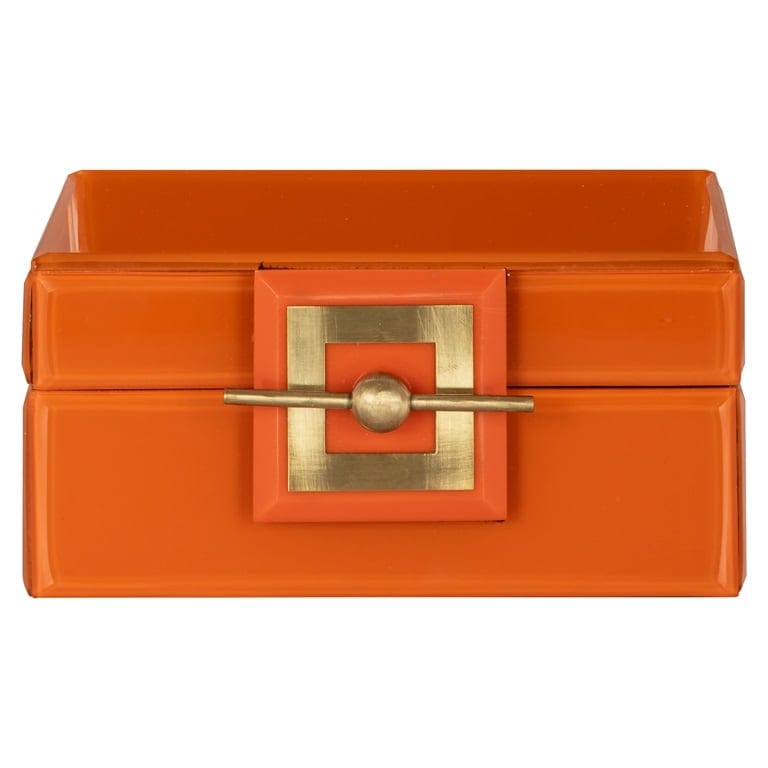 Richmond Interiors Living Storage box Bodine orange small House of Isabella UK