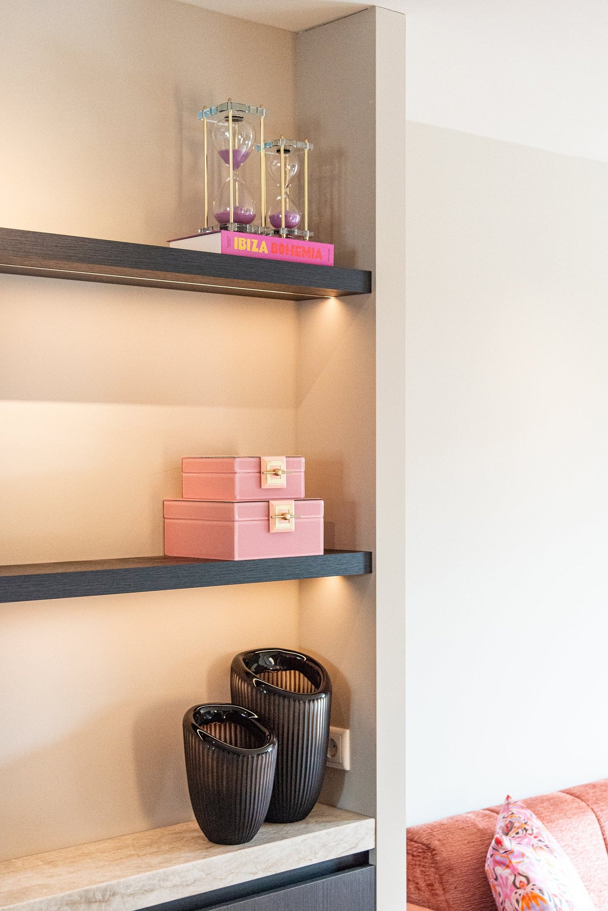 Richmond Interiors Living Storage box Bodine pink big (Pink) House of Isabella UK