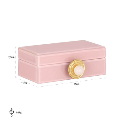 Richmond Interiors Living Storage box Jamila small (Pink) House of Isabella UK