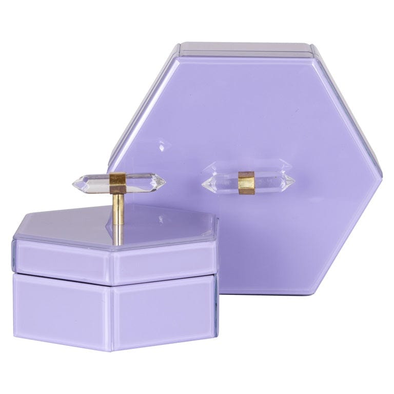 Richmond Interiors Living Storage box Jutta big (Purple) House of Isabella UK