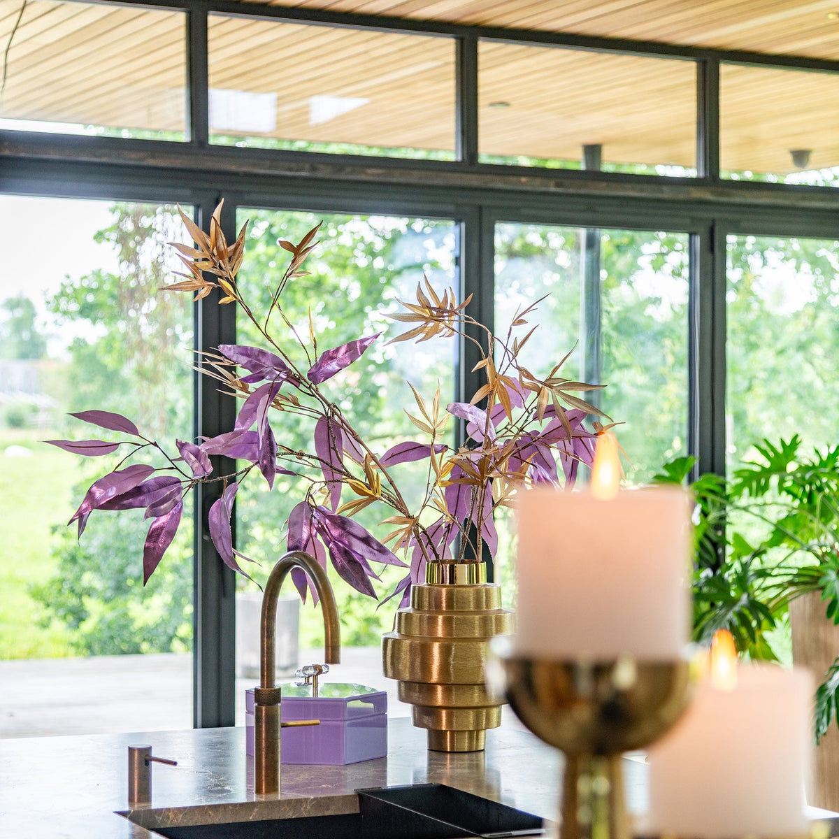 Richmond Interiors Living Storage box Jutta small (Purple) House of Isabella UK