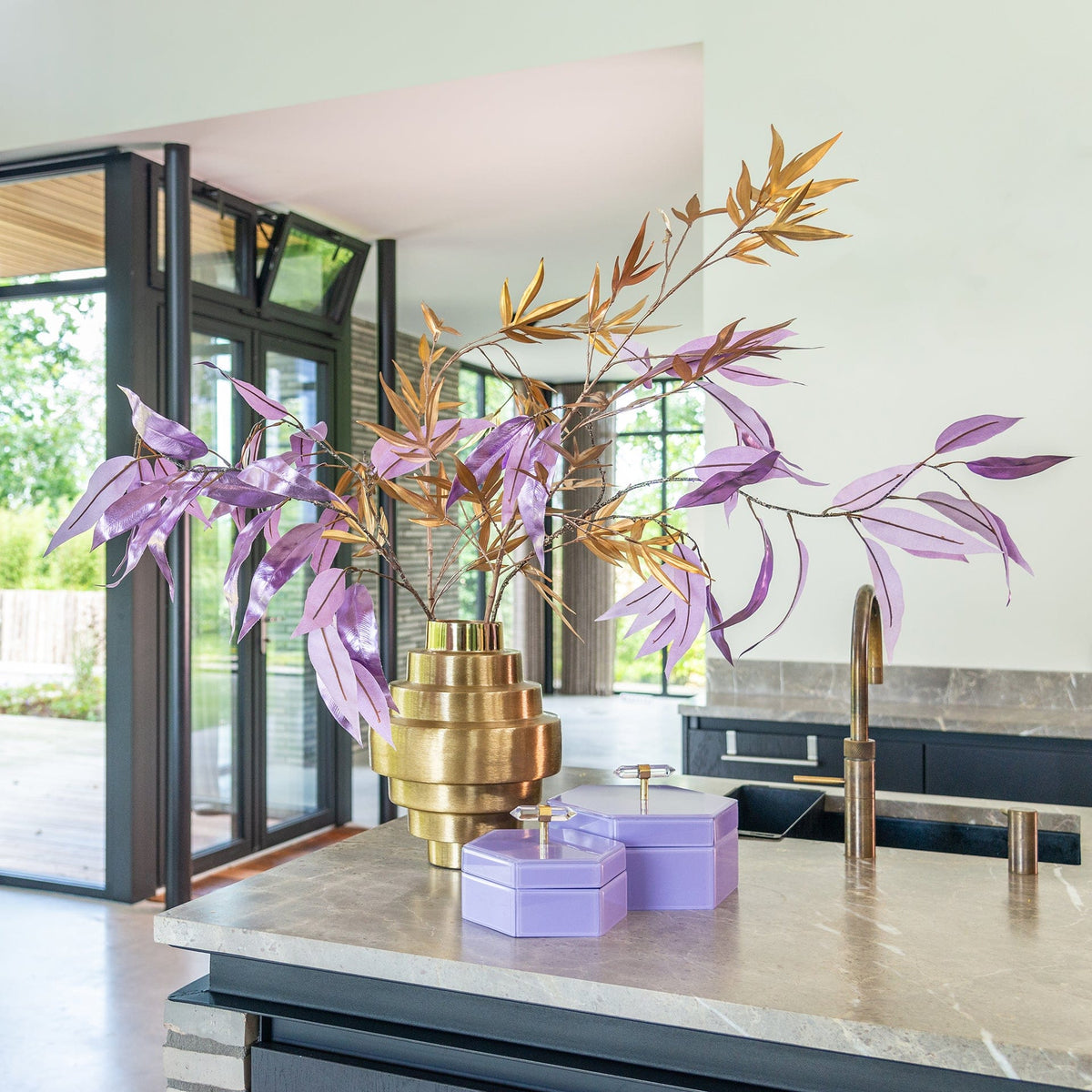 Richmond Interiors Living Storage box Jutta small (Purple) House of Isabella UK