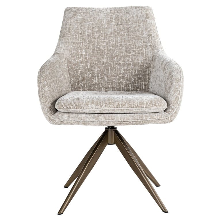 Richmond Interiors Living Swivel chair Lisonne pearl island (Island pearl 106) House of Isabella UK