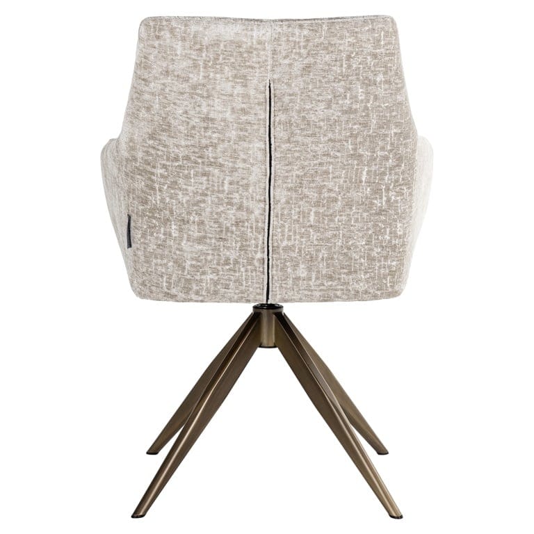 Richmond Interiors Living Swivel chair Lisonne pearl island (Island pearl 106) House of Isabella UK