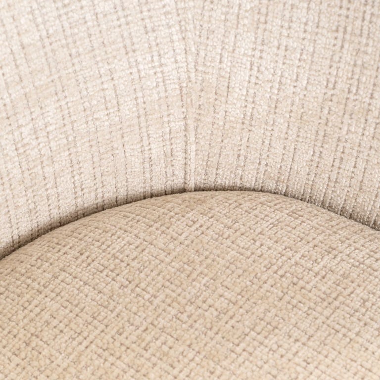 Richmond Interiors Living Swivel chair Serenity beige chenille fire retardant (Niagara 902 beige Chenille) House of Isabella UK
