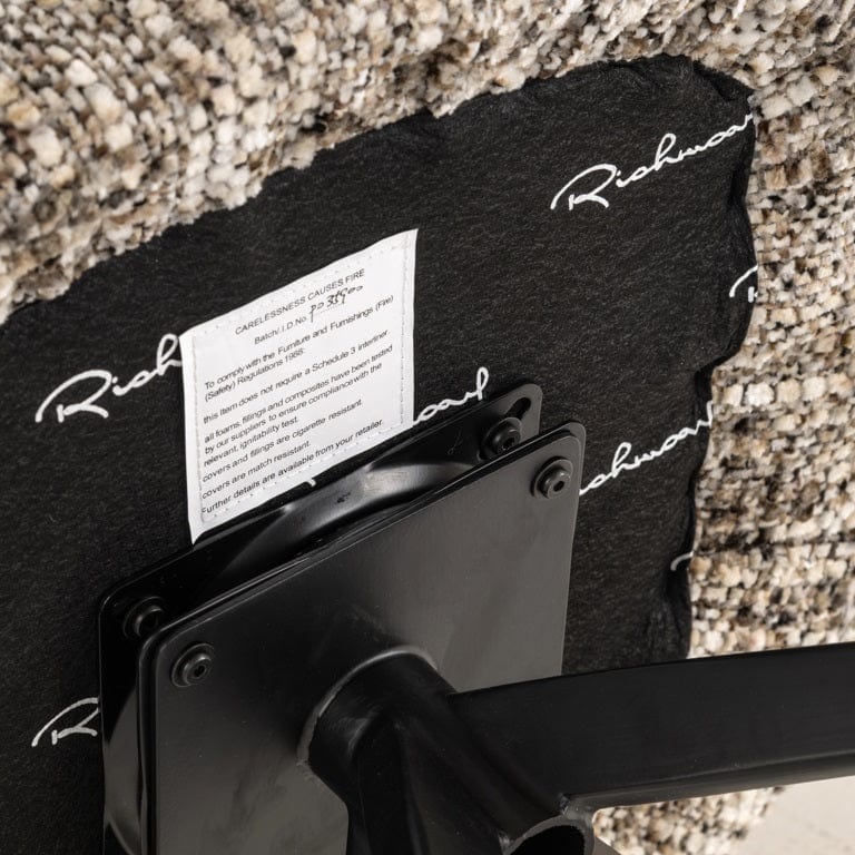 Richmond Interiors Living Swivel chair Serenity brown omara fire retardant (Brown omara) House of Isabella UK