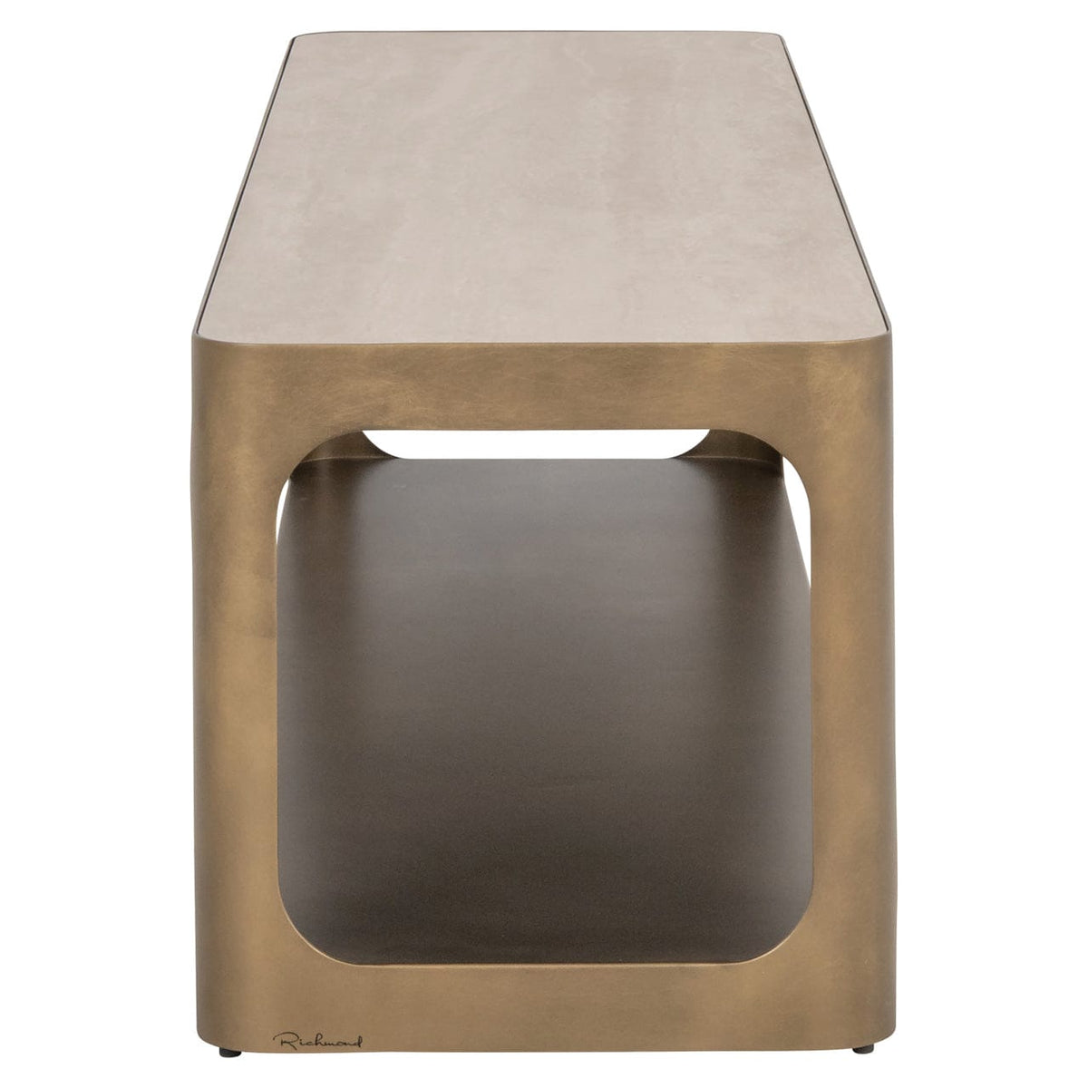 Richmond Interiors Living TV cabinet Claridge sand 160x40 House of Isabella UK