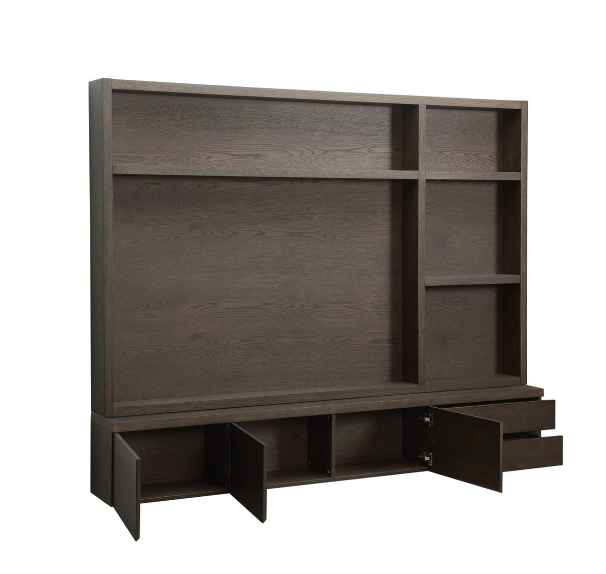 Richmond Interiors Living TV cabinet Lachance brown  3-doors 2-drawers House of Isabella UK