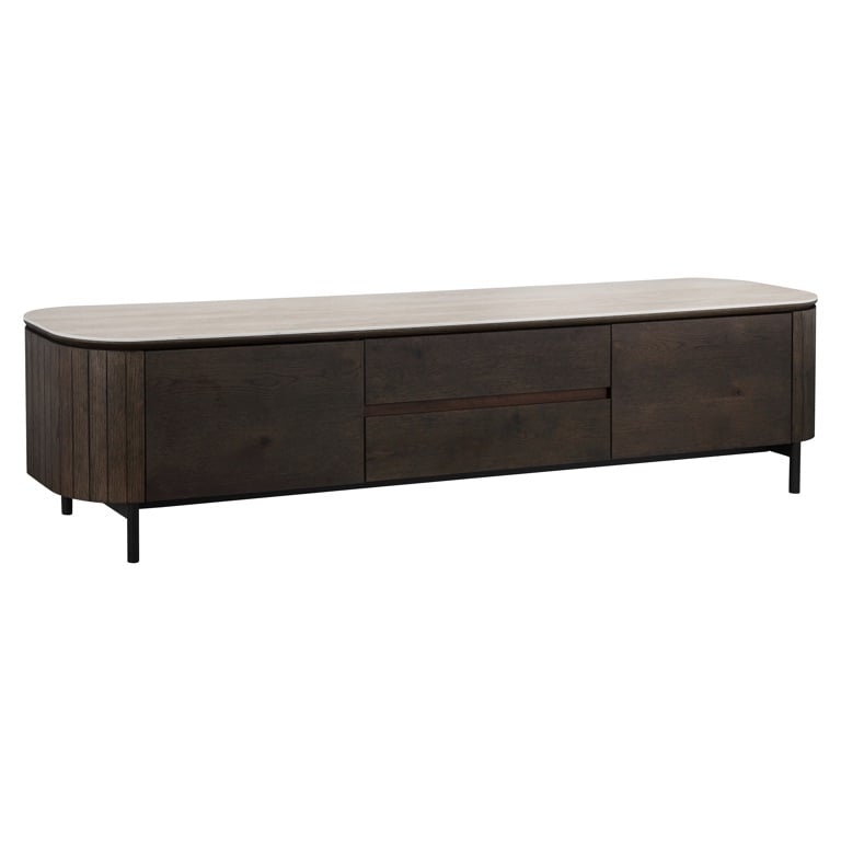 TV cabinet Ritz 2-doors 1-drawer (Brown).