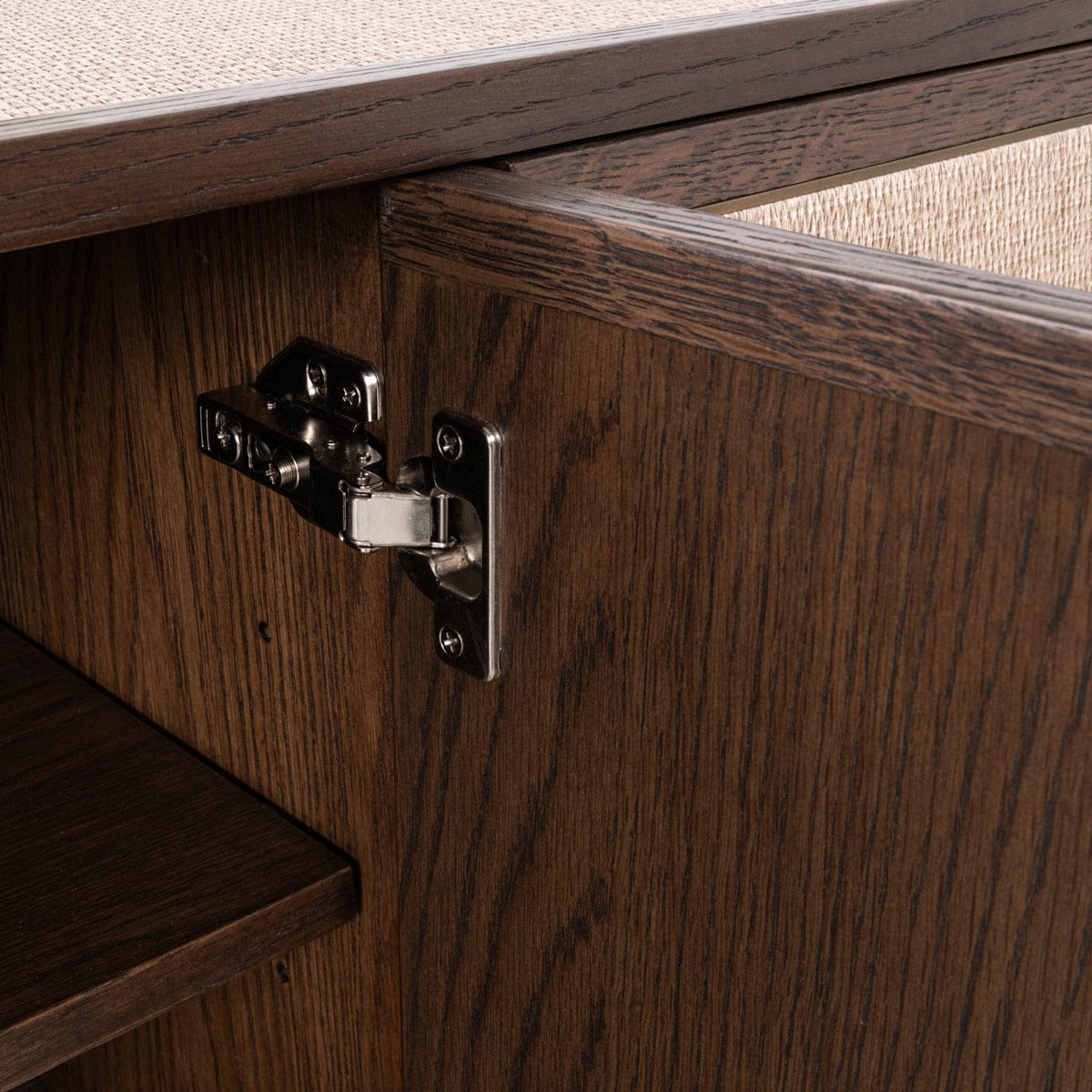 Richmond Interiors Living TV cabinet Willox brown 4-doors House of Isabella UK