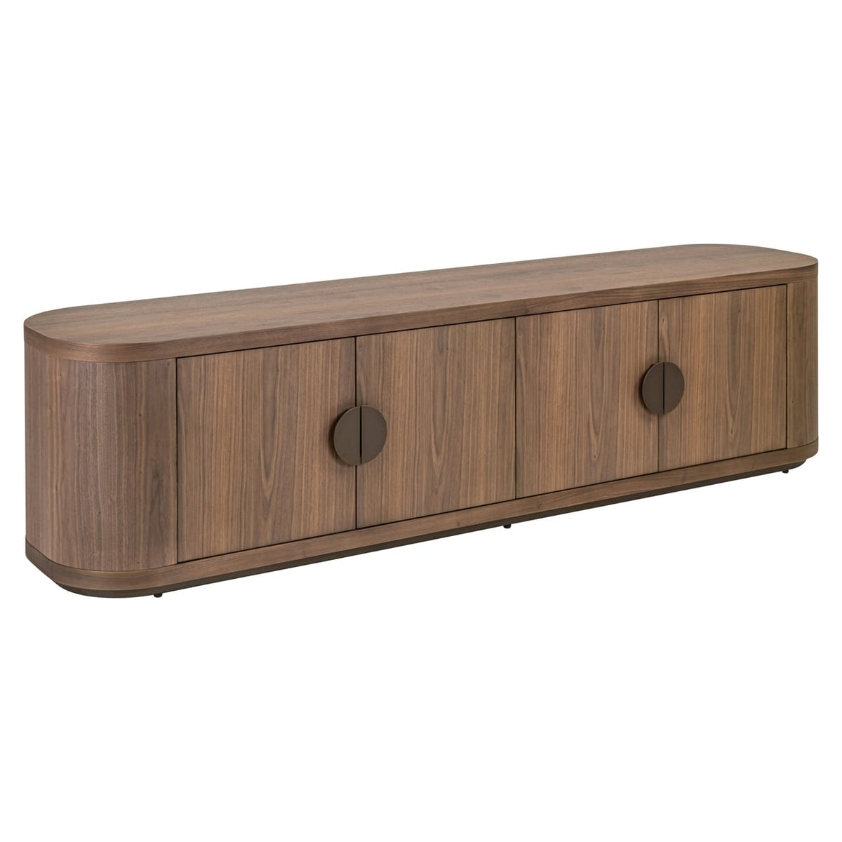 Richmond Interiors Living TV cabinet Windsor walnut House of Isabella UK