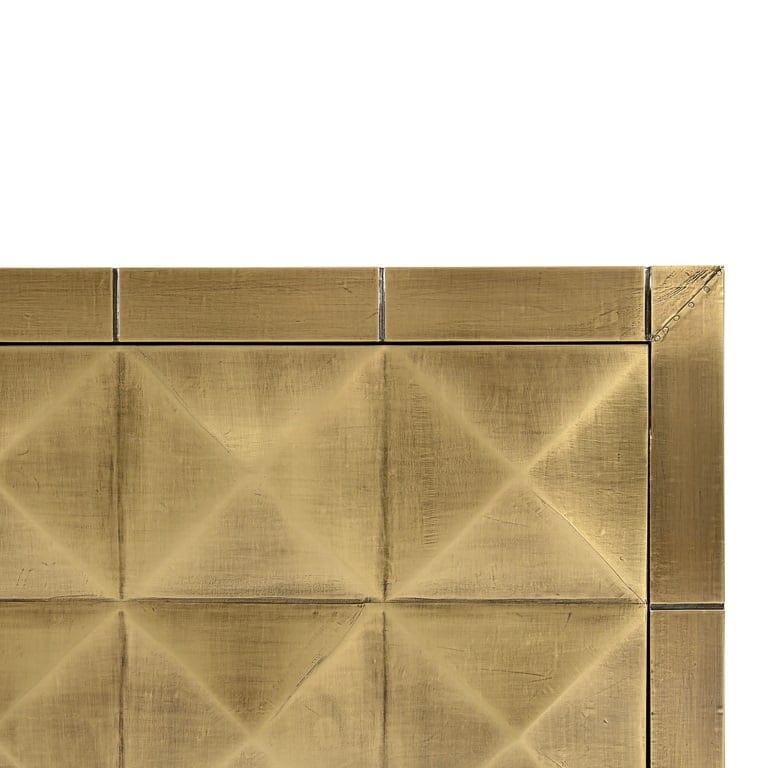 TV-unit Collada 4-doors (Brushed Gold).