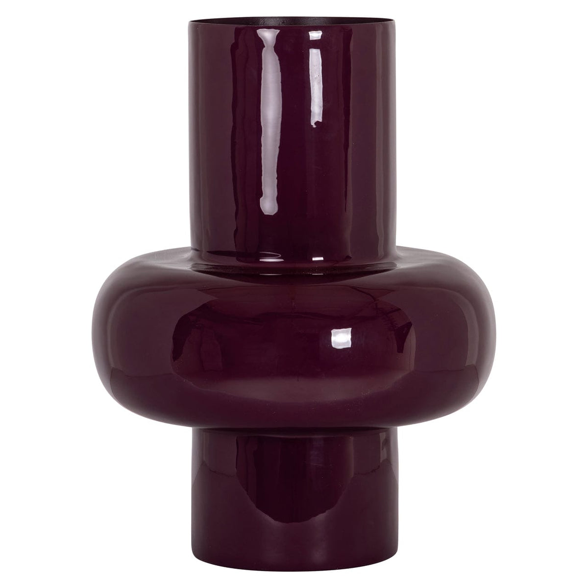 Richmond Interiors Living Vase Ashlyn burgundy small House of Isabella UK