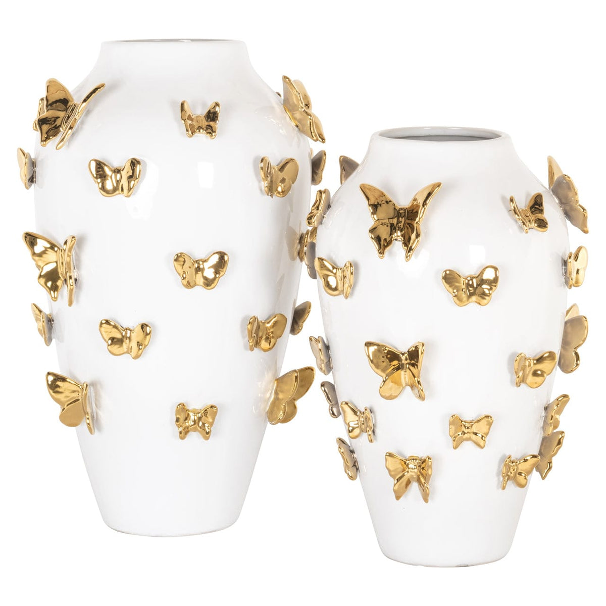 Richmond Interiors Living Vase Butterfly white large House of Isabella UK