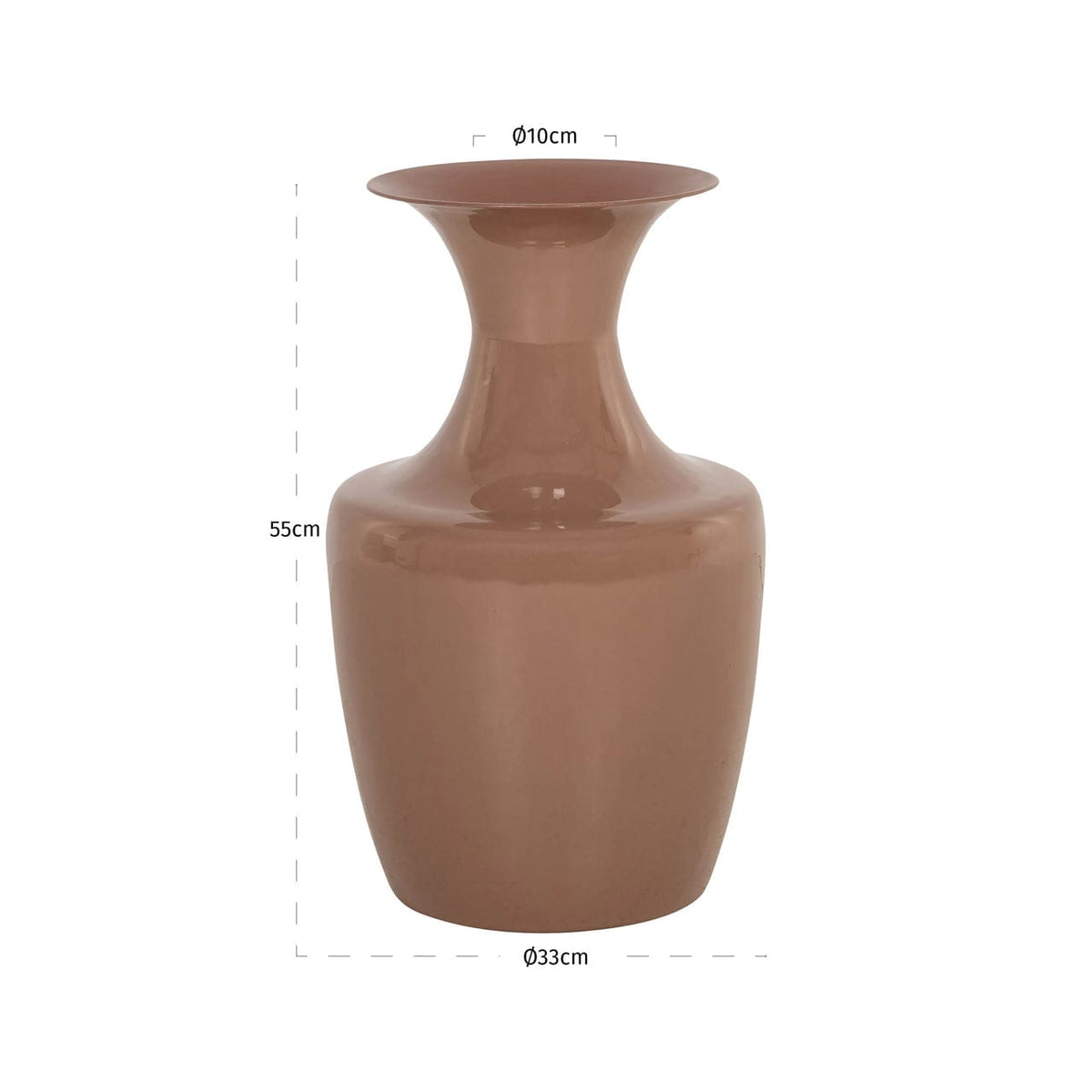 Richmond Interiors Living Vase Daimy brown House of Isabella UK