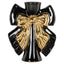 Richmond Interiors Living Vase Danai black/gold House of Isabella UK
