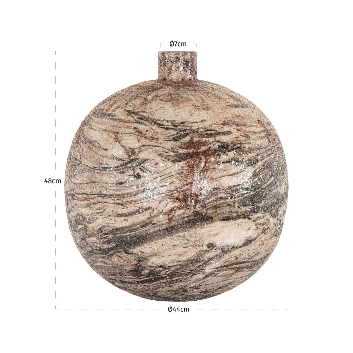 Richmond Interiors Living Vase Devana beige House of Isabella UK